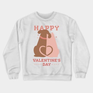 Happy Valentines Pets Crewneck Sweatshirt